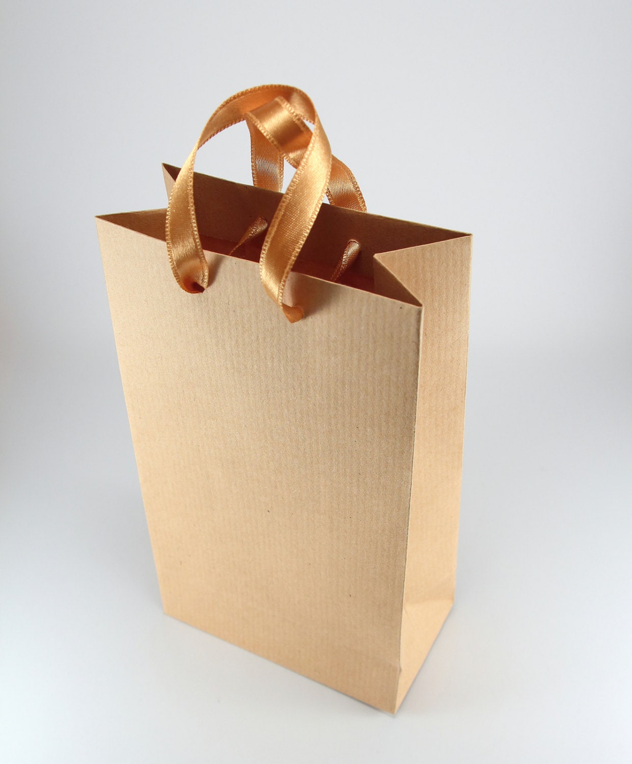 50 Paper Gift Bags w/ Handles Kraft Brown Paper Bags