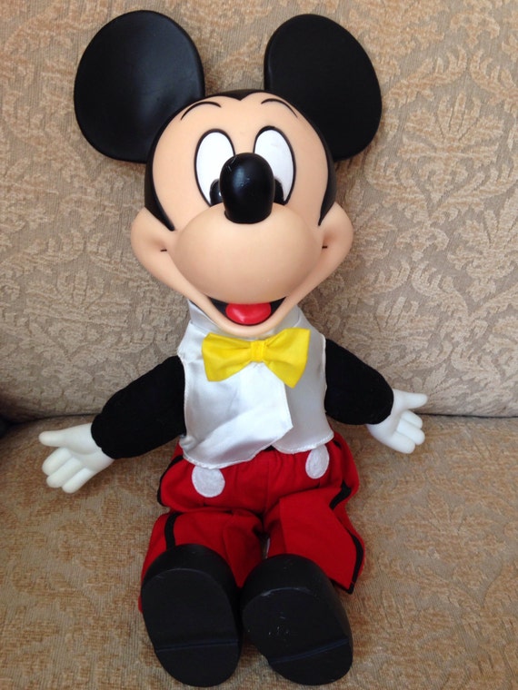 christmas mickey doll