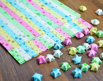 180 Strips Of Diy Origami Lucky Stars Paper Folding Kit