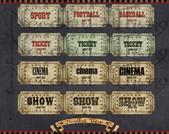 unique cinema ticket related items etsy