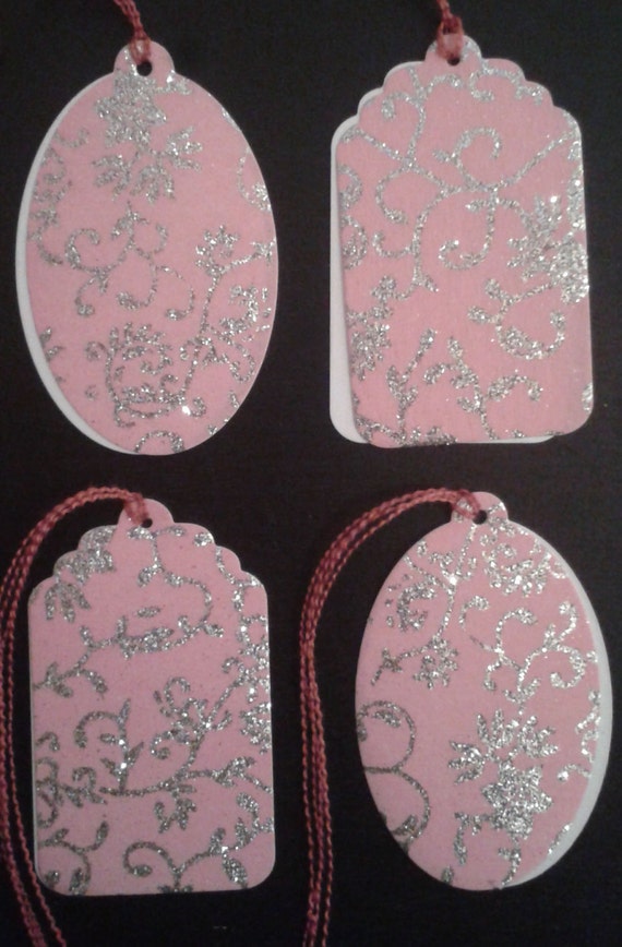 6 Die Cut Gift Tags by LouiseMakes on Etsy