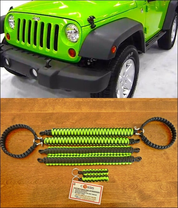Paracord Grab Handle Set Jeep Wrangler JK Made to order by 13Cords