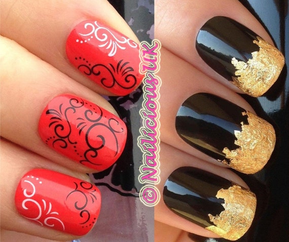 ... Holly Leaves Nail Art. | Free Image Nail Art Collection For Women On