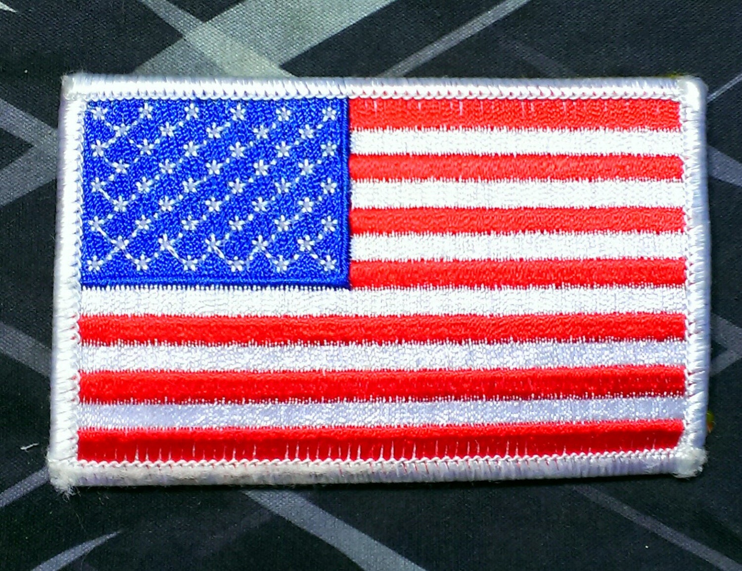 Iron On American Flag Patch 3 12” X 2 18” Haute Juice