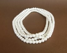 Popular items for chunky pearl choker on Etsy