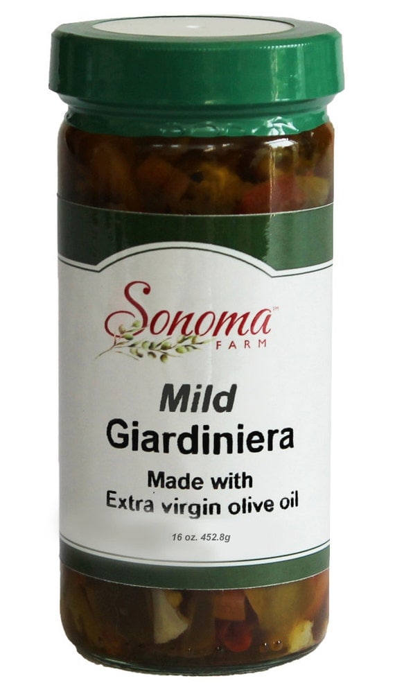 Mild Giardiniera Made With Extra Virgin Olive Oil 16 oz