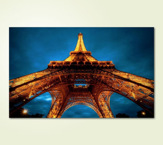 Items similar to Canvas Prints on Cotton, Eiffel Tower in Paris ...