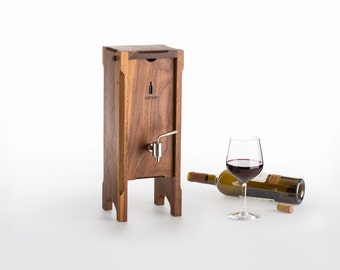 Items similar to Box Wine Barrel Dispenser - Cedar - Ideal for Weddings ...