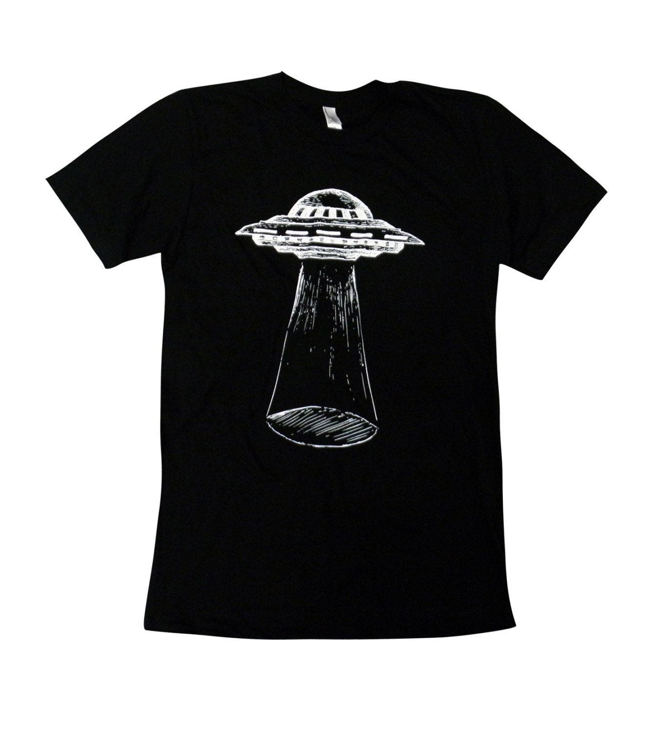 UFO T-Shirt Alien Spaceship Mens UNISEX American Apparel