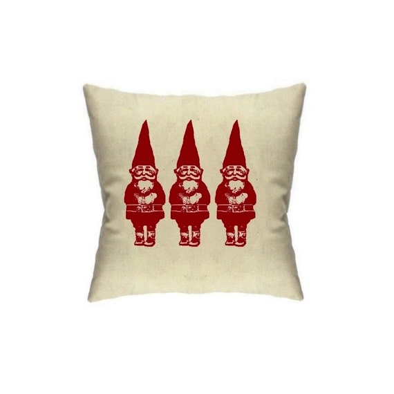 Gnomes Pillow Case Gnome Pillows Woodland Decor Housewares