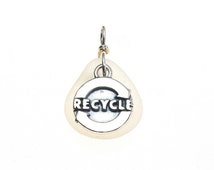 Popular items for recycle symbol charm on Etsy