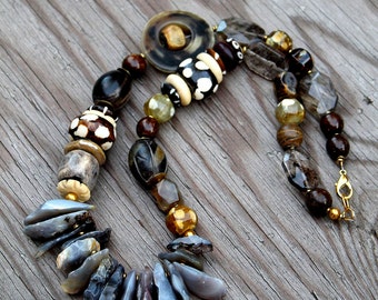 African Necklace, African Beaded Necklace, Tribal Necklace, Winnie ...