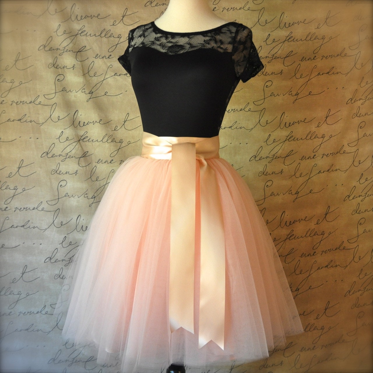 blush tutu skirt