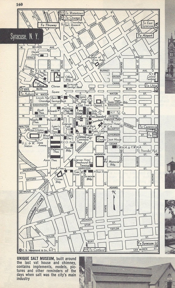 Street map Syracuse New York