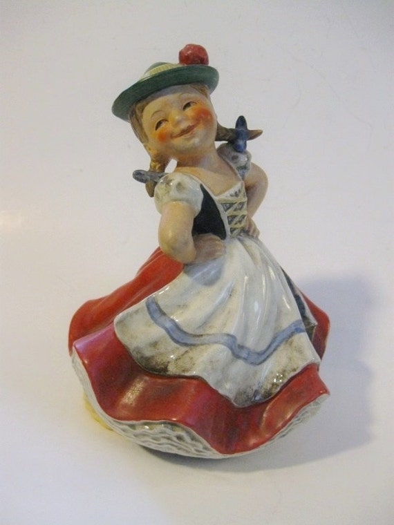 Items similar to GOEBEL DANCING GIRL. 1967 Goebel Dancing German Girl
