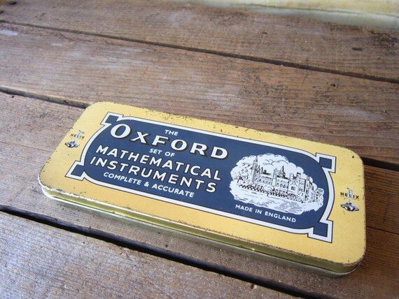 Vintage Oxford Mathematical Instruments Made in England