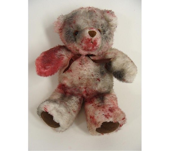 bloody bear plush
