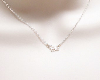 Dainty Butterfly Necklace, Delicate Necklace, Minimalist Necklace, Tiny Silver Necklace, Nature Necklace, Petite Jewelry, Gift for Women