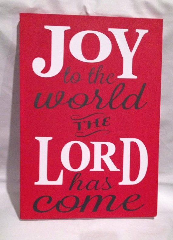 Download Christmas Wood Sign Joy to the world the Lord by ...