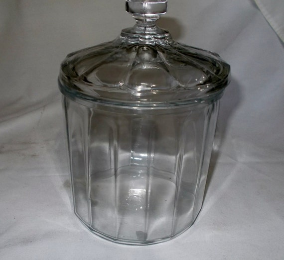 Penny Candy Jar Vintage Glass Candy Store by hometowngeneralstore