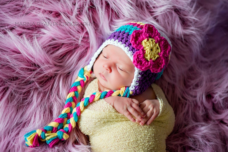 baby hat baby girl hat newborn girls hat crochet girls hat