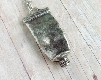 Paint Tube Necklace Artist Jewelry