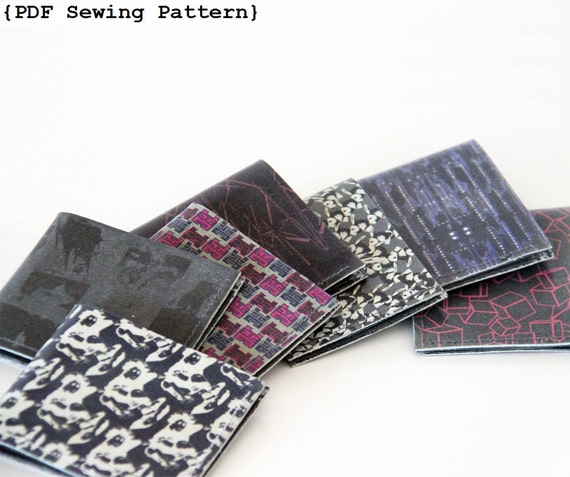 Download Men Wallet Sewing Pattern Leather Wallet Pattern DIY