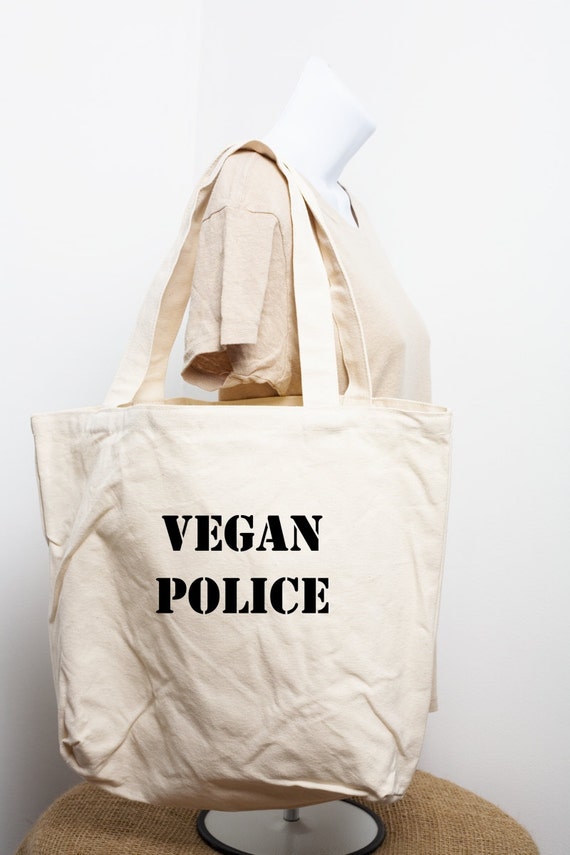 Canvas Tote Bag Vegan Canvas Bag Vegetarian Market Grocery Tote Bag ...