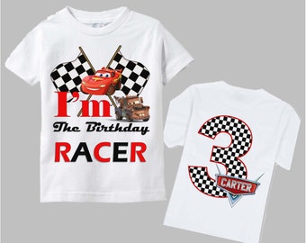 disney cars birthday shirt