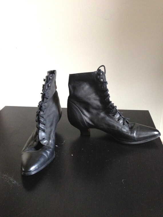 witchy lace up boots