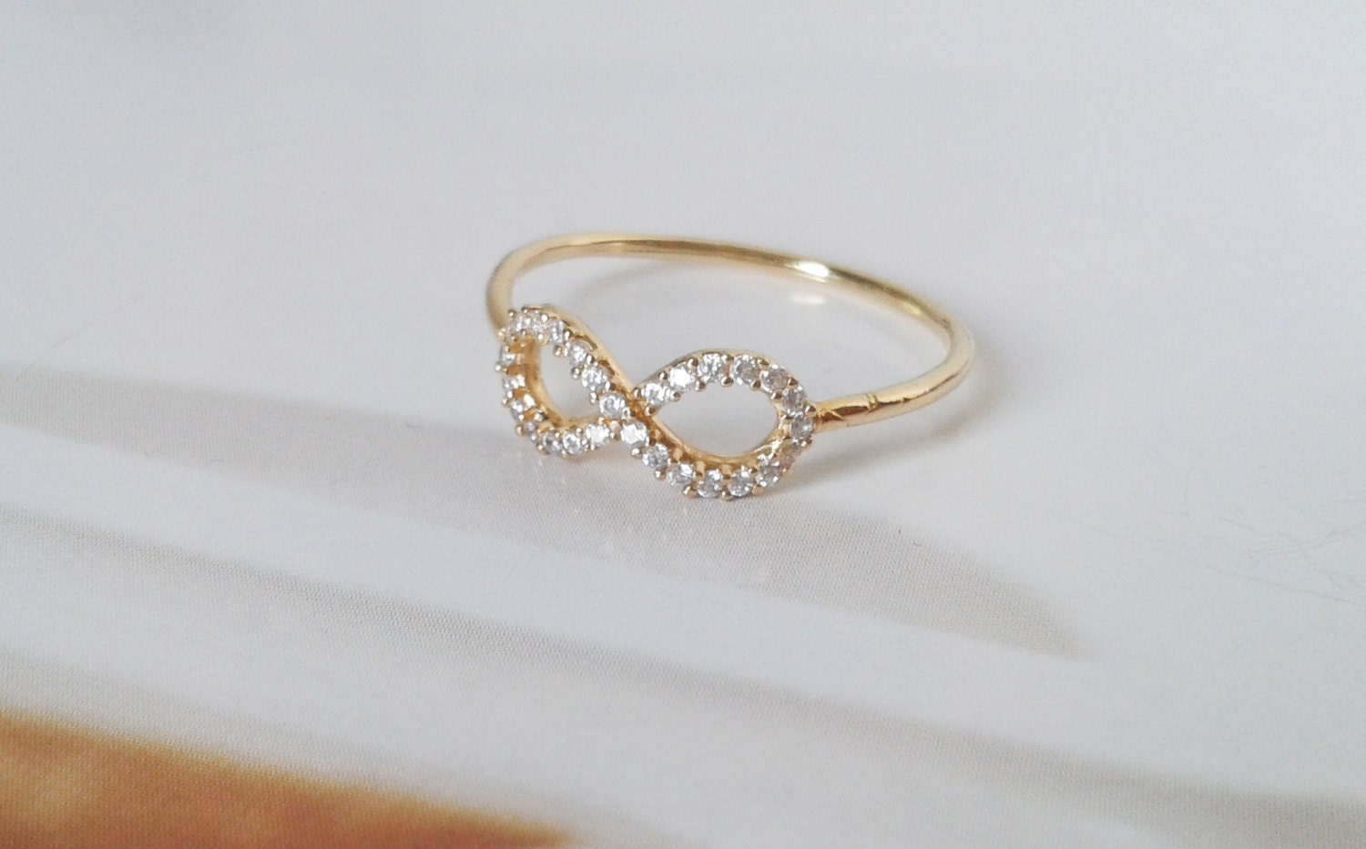 Infinity ring Gold infinity ring Gold filled infinity ring