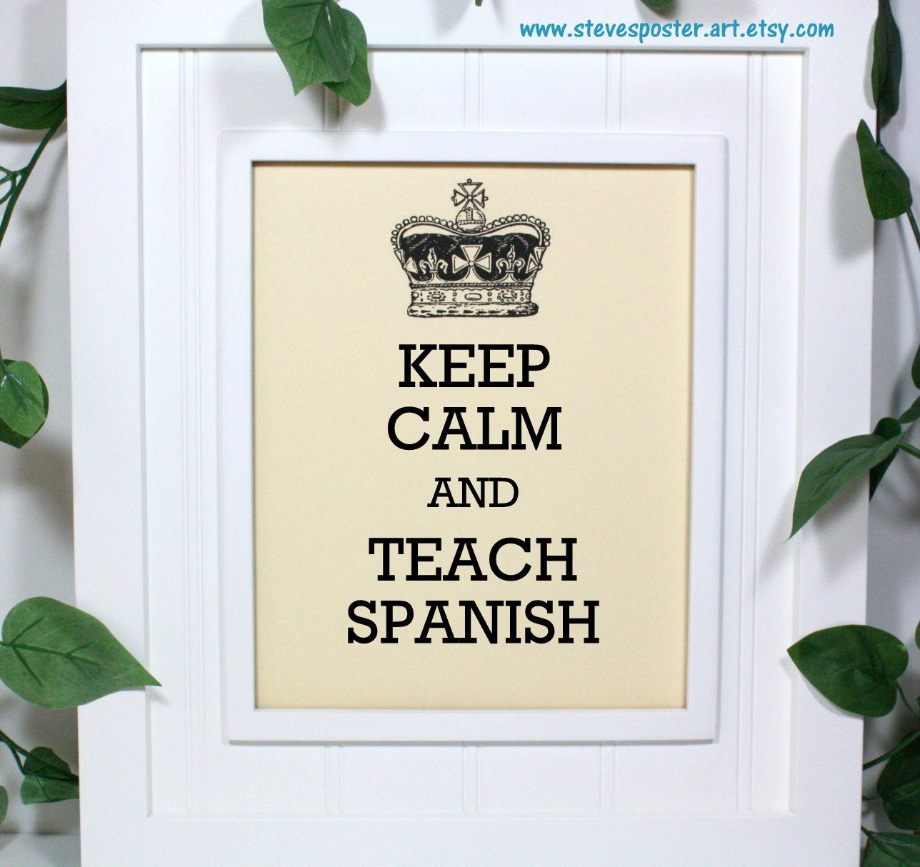 Spanish Keep Calm Poster 8 x 10 Art Print Keep Calm and