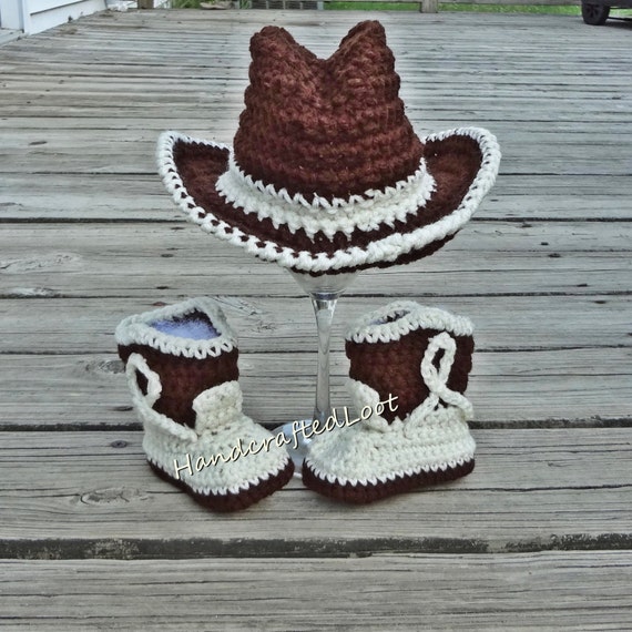 Baby Cowboy Hat and Boots Newborn Cowboy Hat Newborn Cowboy