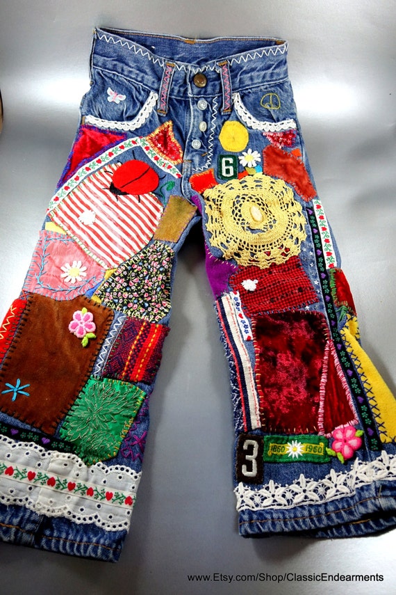 Girl's Levi's Authentic 1960's Patchwork Done in