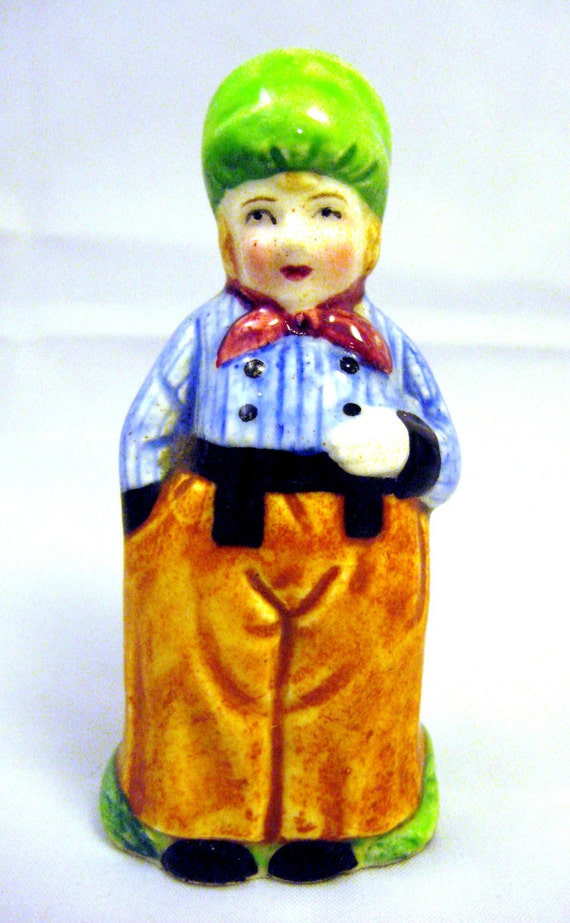 Little Dutch Boy Orphan Salt or Pepper Shaker by wildlifegardener