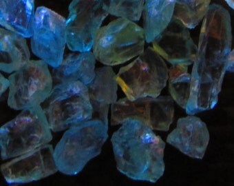 Rough Neon Blue Apatite Crystals By The Gram