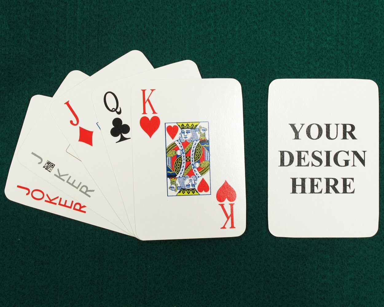 Photo playing cards personalized small playing by PrinterStudio