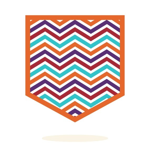 Download Items similar to Chevron Pocket Pattern, SVG, DXF Vector ...