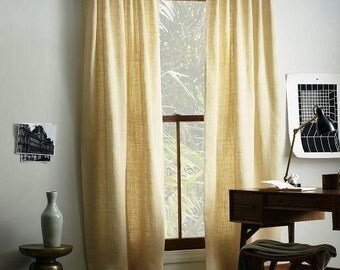 items similar to set of 4 burlap curtains panels 54" x 23 ft - diy items similar to set of 4 burlap curtains panels 54" x 23 ft - diy