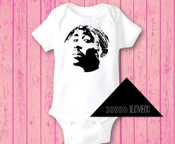 Baby Onesie-Tupac / 2pac outline