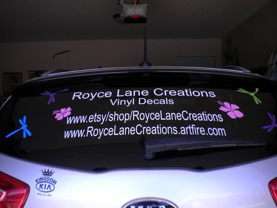 Business Decals Business Car Decal Business Car Window