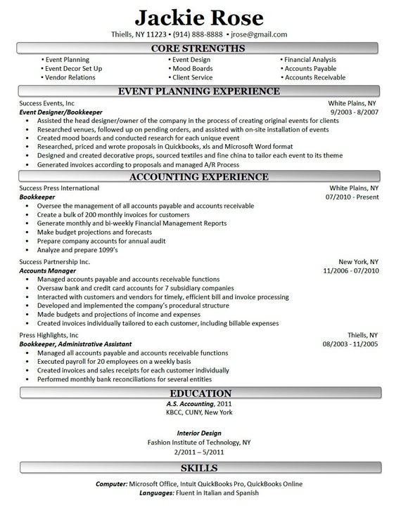 resume writing help free