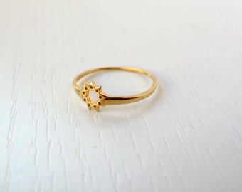 The most delicate and special nine pointed star ring ever known by anyone