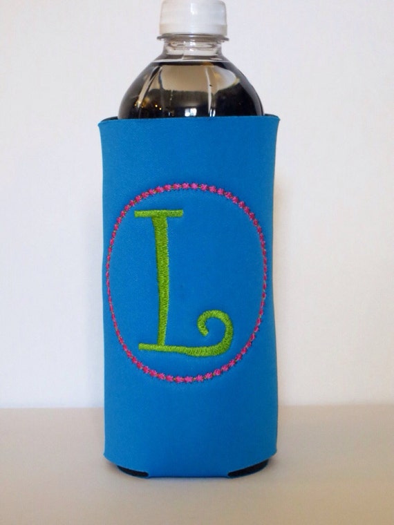 Personalized Monogrammed Water Bottle Koozie by LivinonaThread