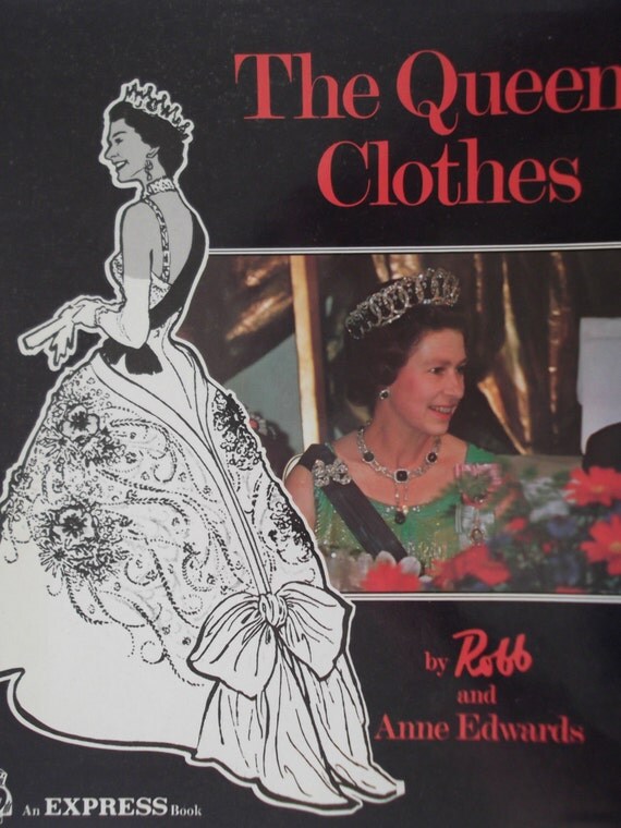 Vintage fashion bookThe Queen's Clothes by Robb & by MusesVintage