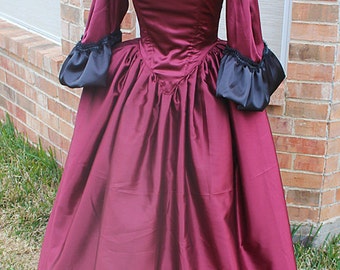 Rococo Gothic Fairytale Gown in Silk Steampunk Romantic