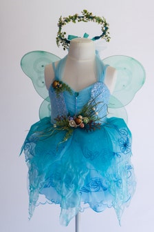 Child Fairy Costume- Princess of the Sea Mermaid Blue Fairy Costume ...