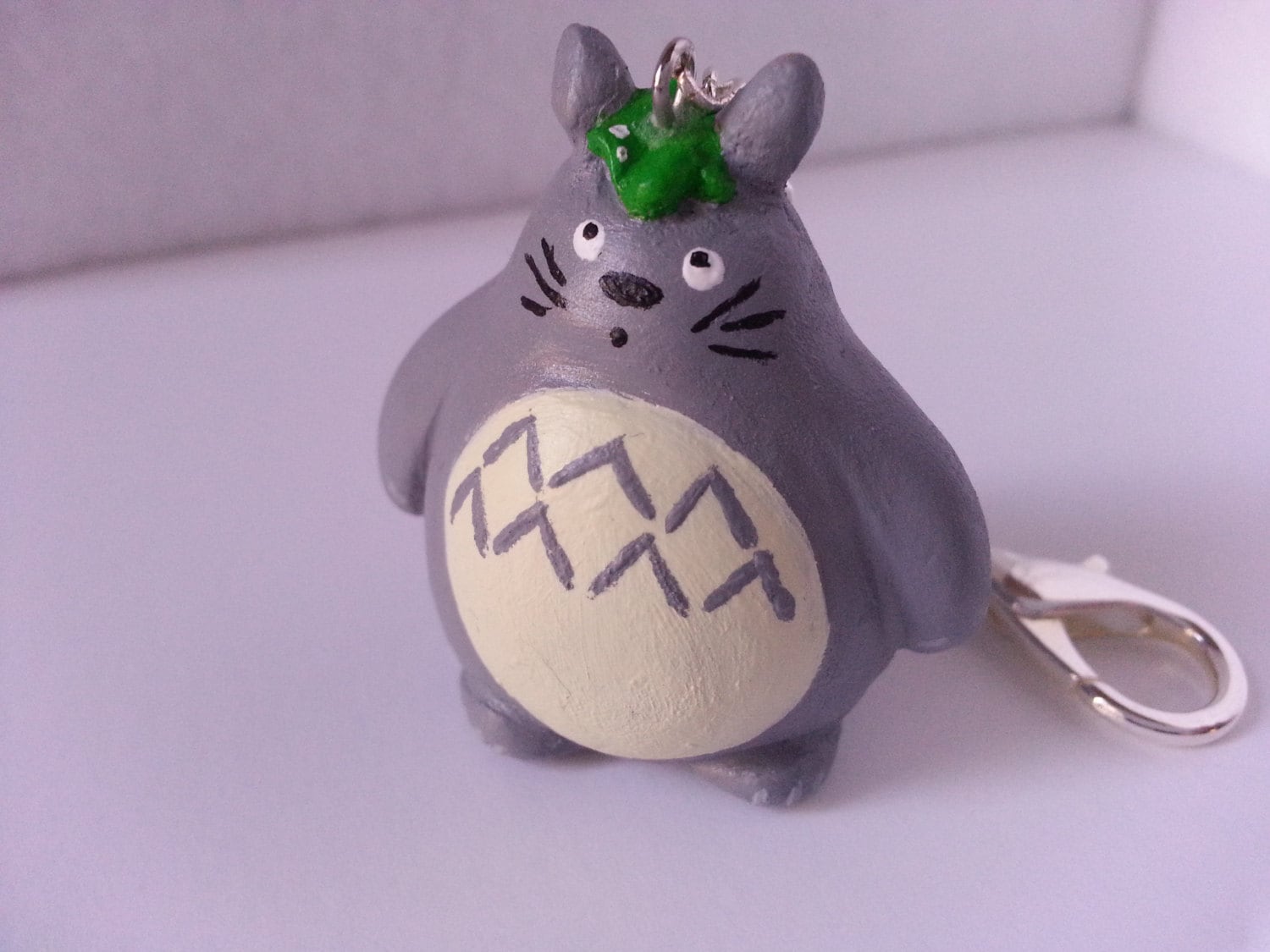 Polymer Clay My Neighbor Totoro Key Chain by ClayKeep on Etsy