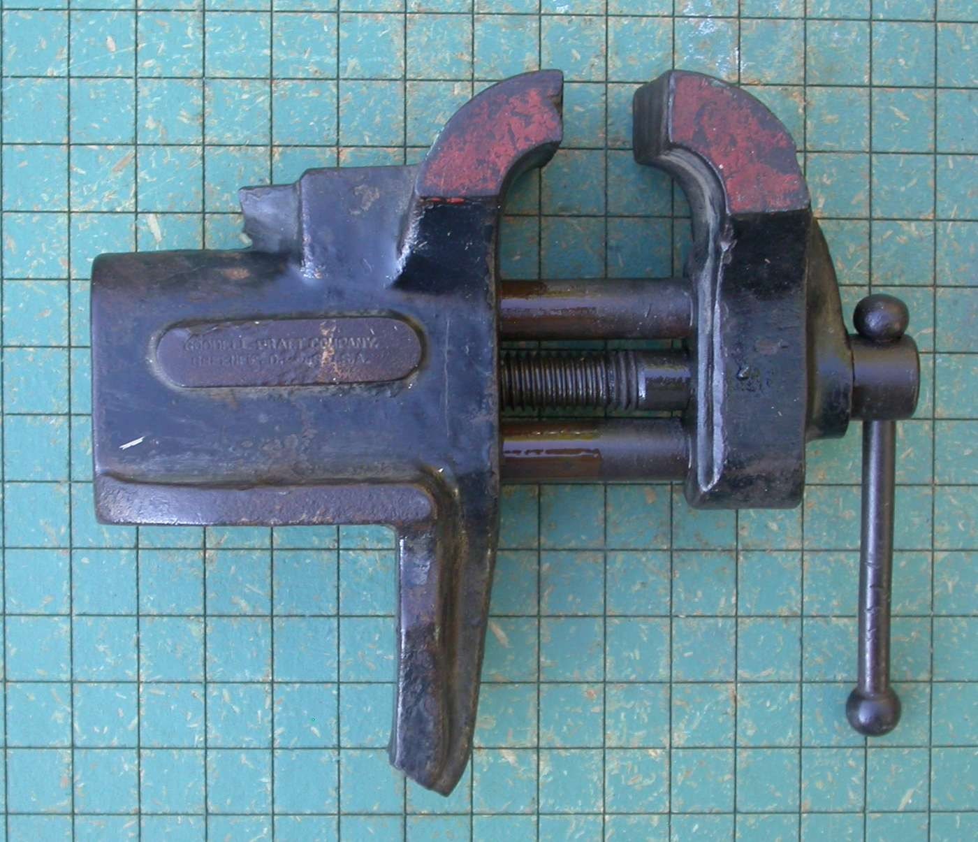 antique Goodell Pratt jewelers vise small bench vise