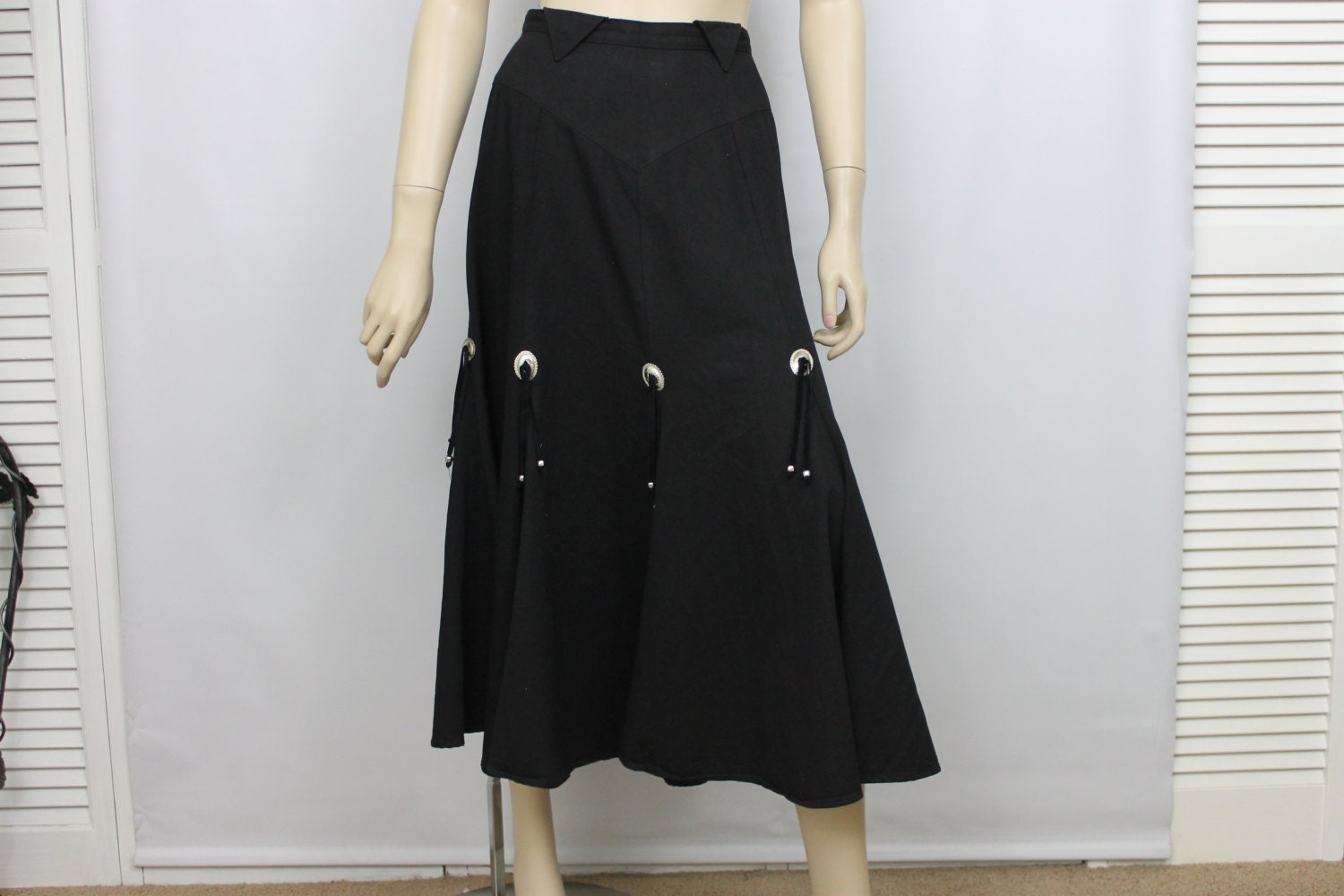Black Western Skirt 54